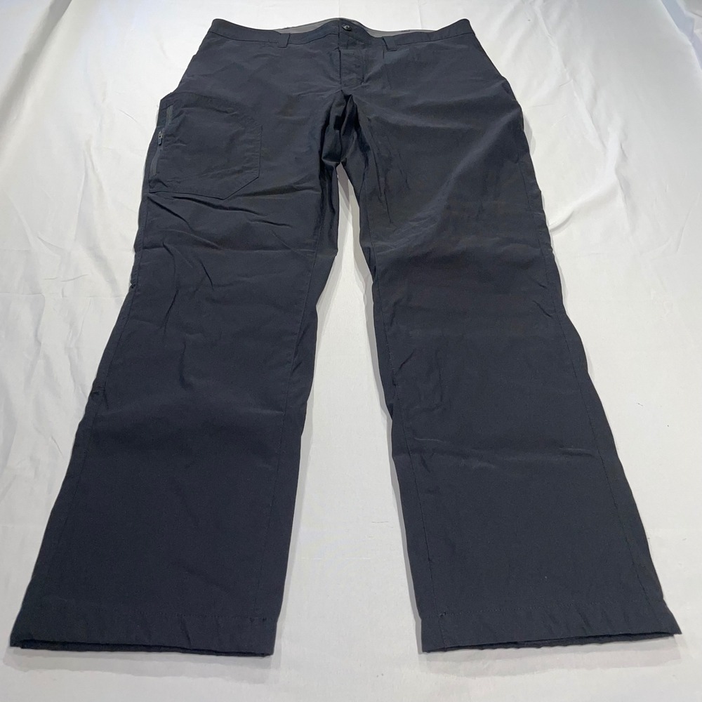 Eddieโ Bauer Mens Guide Pro Fleece Lined Pants Black 38x32 Hiking Outdoor